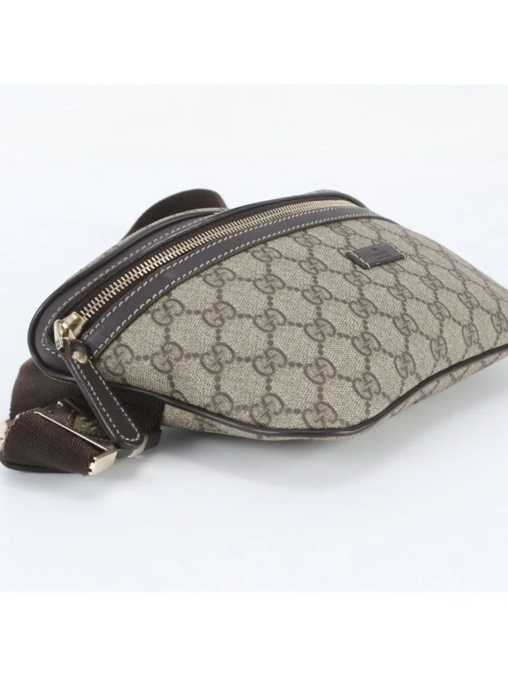 Gucci GG Supreme Leather Belt Bag Body Waist Pouch